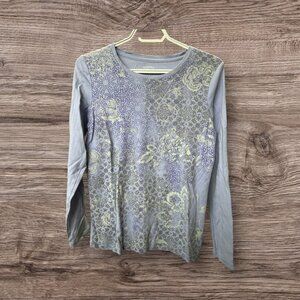 Northern reflections purple long sleeve top